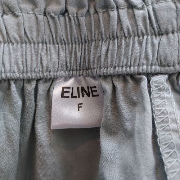 Eline Eyelet Light Chambray Maxi Ruffle Skirt - Picture 7 of 8